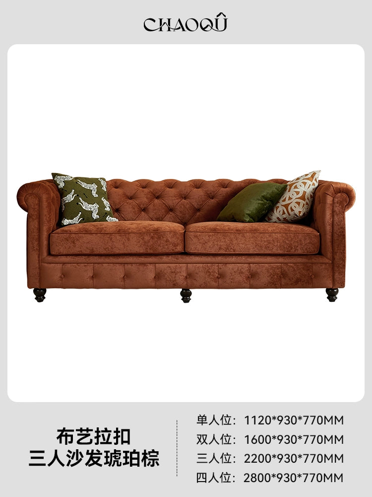 French Velvet Sofa