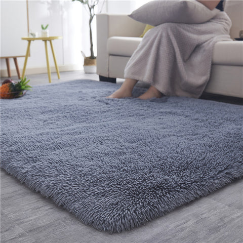 Nordic Carpet Bedroom Living Room Full of Cute Room Bedside Mats Coffee Table Sofa Tatami Long Hair Can Be Carpet Washing