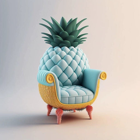 Creative watermelon cute fruit sofa chair