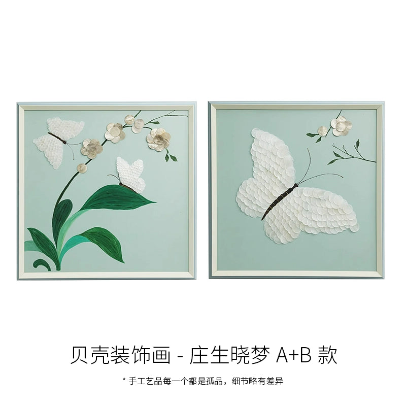 Original three-dimensional shell decoration painting creative hanging painting