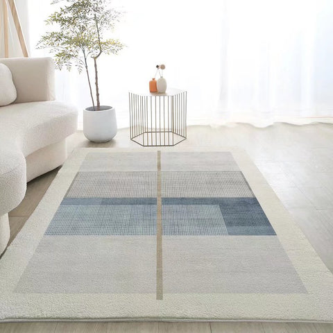 Imitation cashmere living room carpet floor mat light luxury high-grade bay window coffee table blanket bedroom full of ins style household bedside blanket