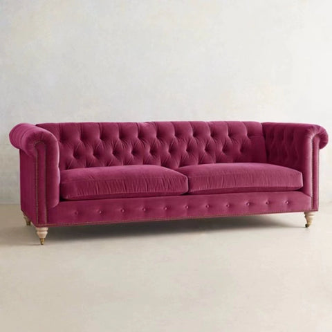 Velvet Modern Sofa