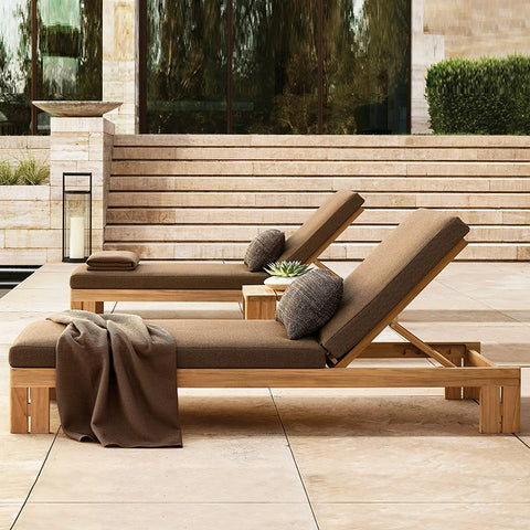 High end leisure teak sofa garden