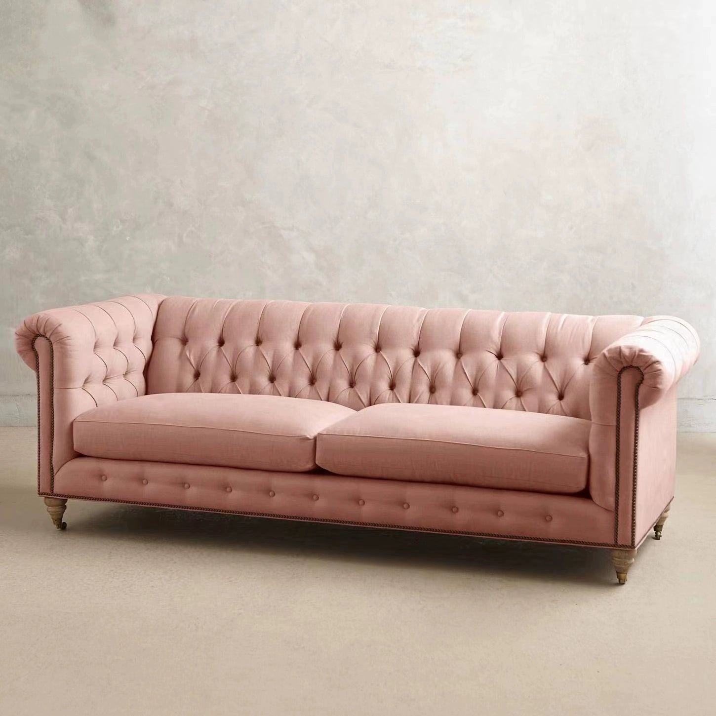 Velvet Modern Sofa