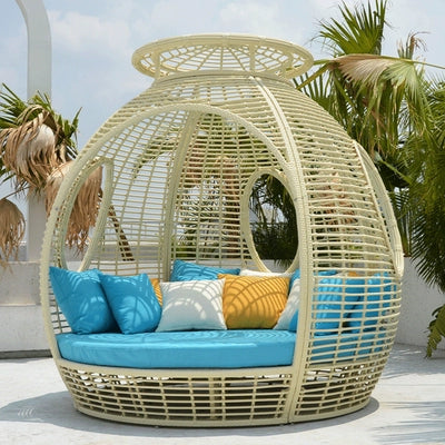 River Beach Villa  garden Vine Weaving Sofa Combination garden