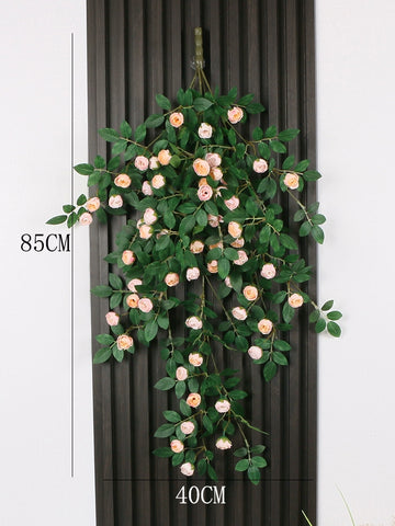 Artificial rose vine bionic wall