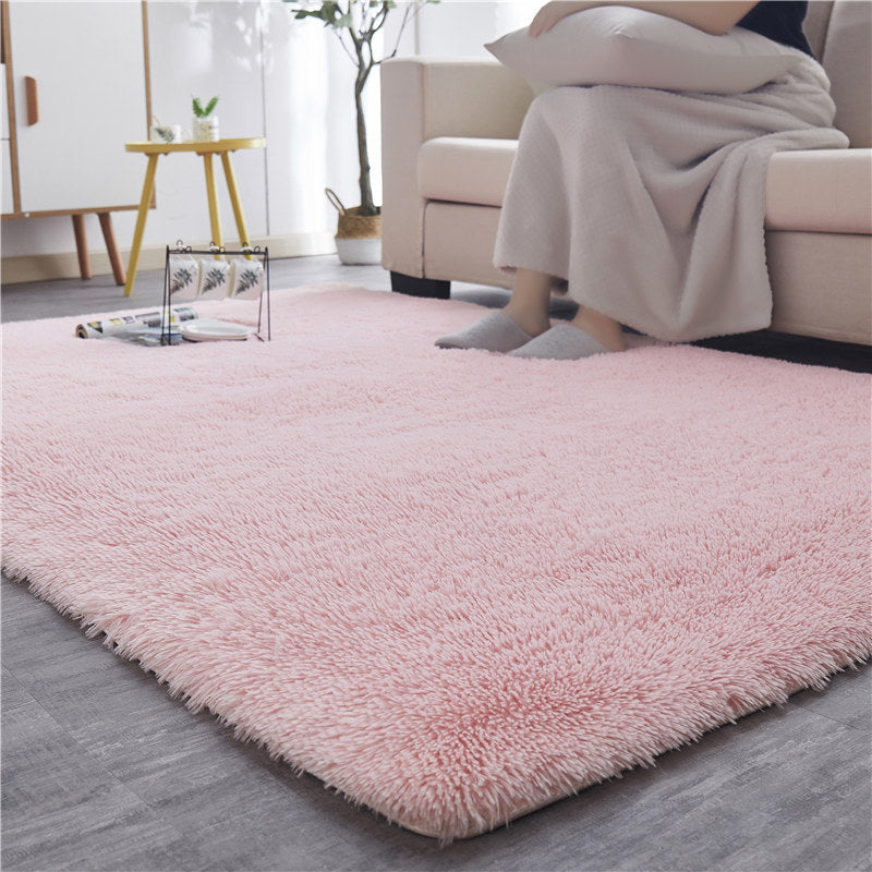 Nordic Carpet Bedroom Living Room Full of Cute Room Bedside Mats Coffee Table Sofa Tatami Long Hair Can Be Carpet Washing