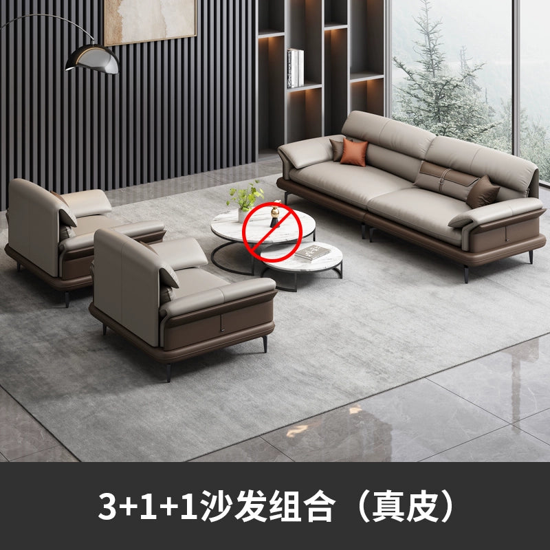 Business VIP reception simple modern sofa tea set