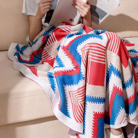 Sofa blanket knitted blanket cover blanket