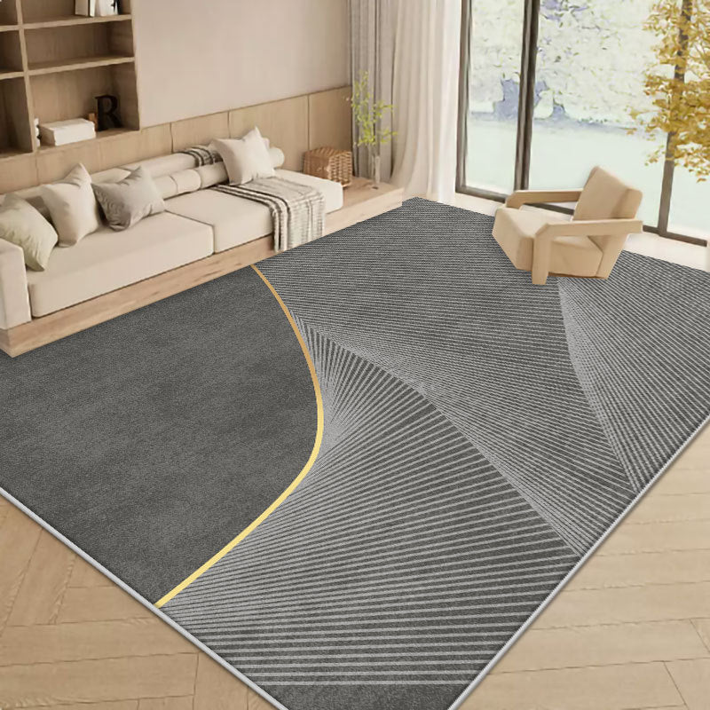 Wabi wind living room large area full of floor mats Nordic light luxury imitation cashmere carpet home thickened washable floor mat