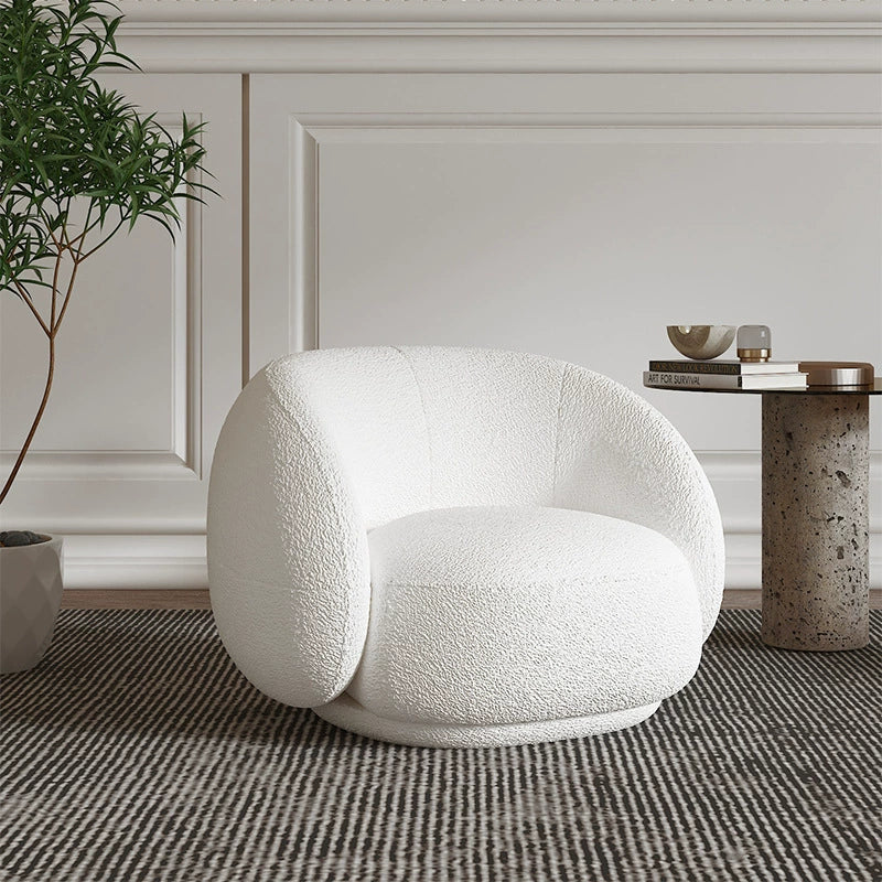 Lamb curved sofa