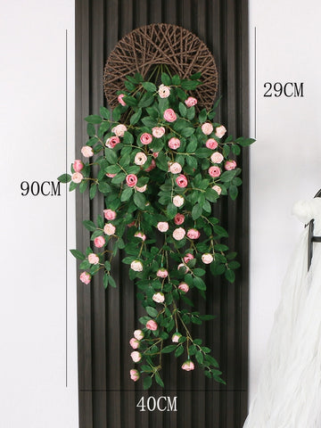 Artificial rose vine bionic wall