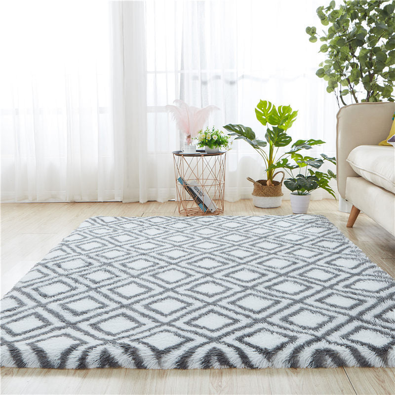 Plush carpet wholesale bedroom full room bedside blanket Nordic living room sofa coffee table mat thick floor mat