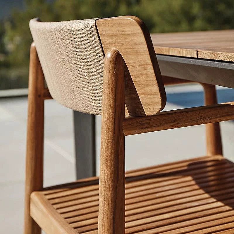 Jianyue  garden Waterproof, Sunproof and Anticorrosive Solid Wood Furniture garden