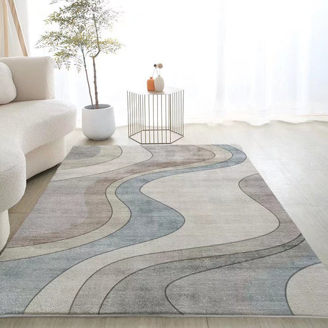 Imitation cashmere living room carpet floor mat light luxury high-grade bay window coffee table blanket bedroom full of ins style household bedside blanket