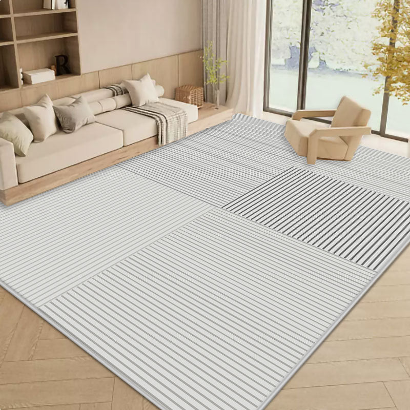 Wabi wind living room large area full of floor mats Nordic light luxury imitation cashmere carpet home thickened washable floor mat