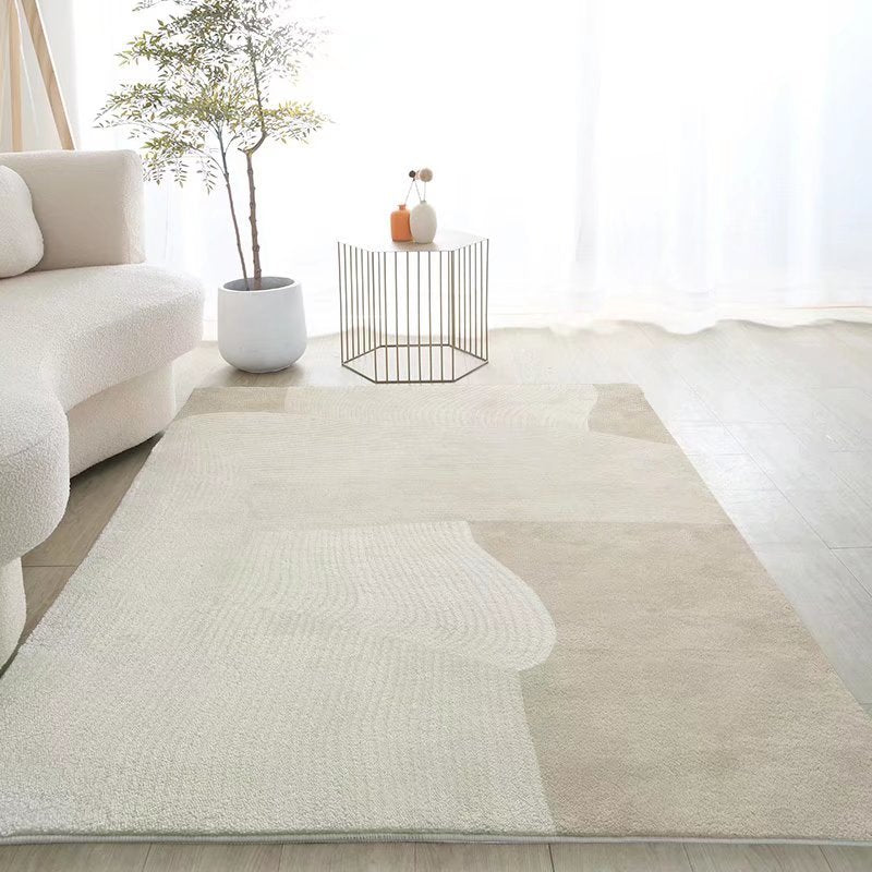 Imitation cashmere living room carpet coffee table blanket Nordic modern simple home Japanese bedroom minimalist light luxury dirt-resistant carpet