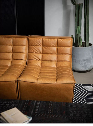 Vintage leather sofa