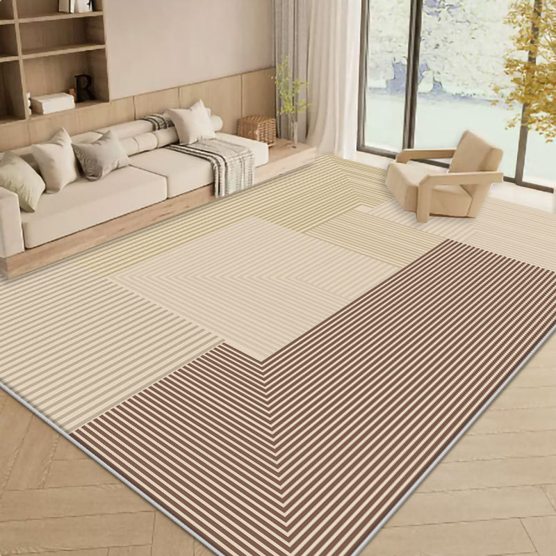 Wabi wind living room large area full of floor mats Nordic light luxury imitation cashmere carpet home thickened washable floor mat