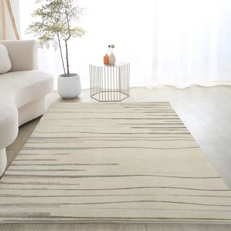 Imitation cashmere living room carpet coffee table blanket Nordic modern simple home Japanese bedroom minimalist light luxury dirt-resistant carpet