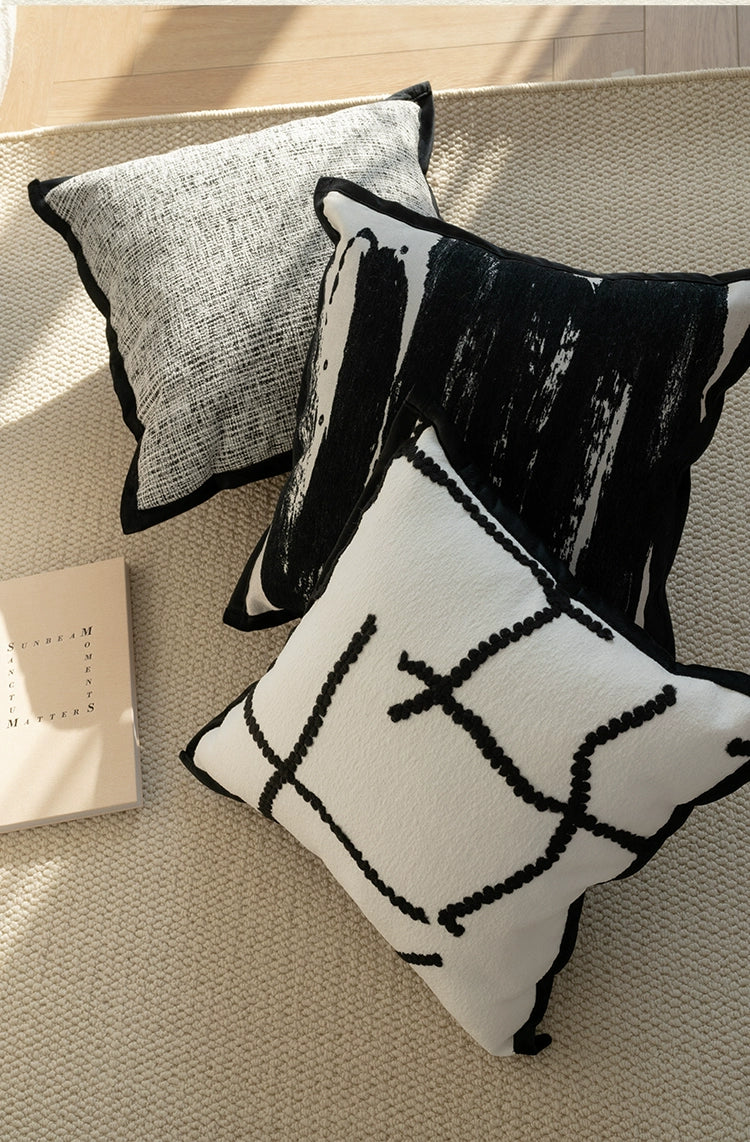 French high-end soft cushion square pillow