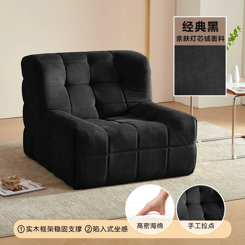 Caterpillar Sand Creative Single Sofa