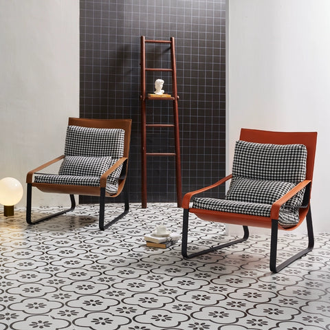 Leisure thousand bird grid lounge chair