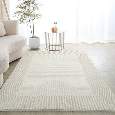 Imitation cashmere living room carpet coffee table blanket Nordic modern simple home Japanese bedroom minimalist light luxury dirt-resistant carpet