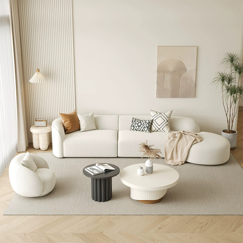 Modern cream sofa