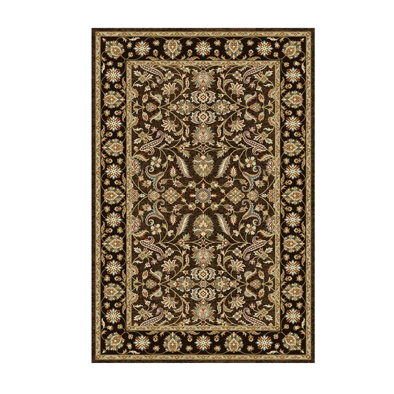 Thickened imitation cashmere carpet Nordic Morocco living room bedroom sofa ethnic style rural retro