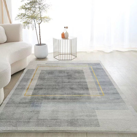 Imitation cashmere living room carpet floor mat light luxury high-grade bay window coffee table blanket bedroom full of ins style household bedside blanket