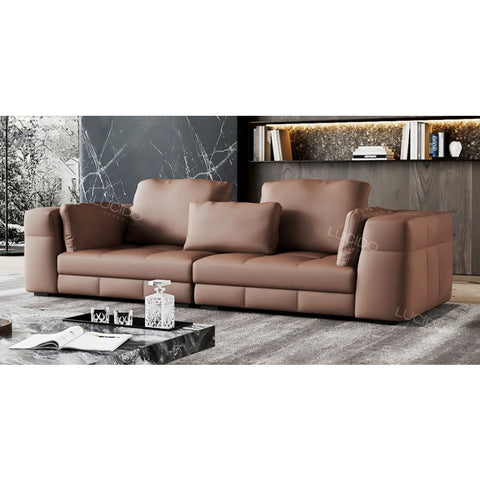 Italian suit leather sofa