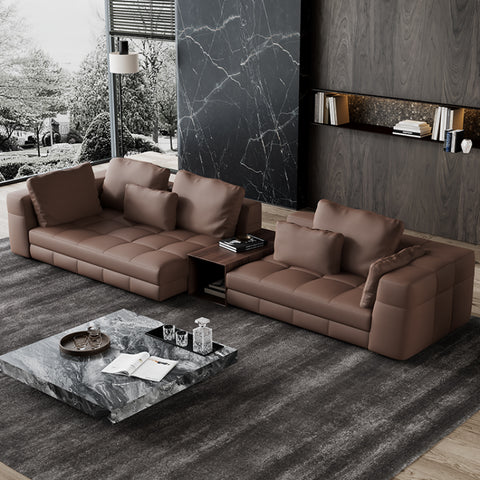 Italian suit leather sofa