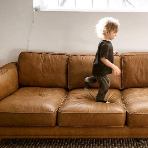 Modern first-floor cowhide sofa