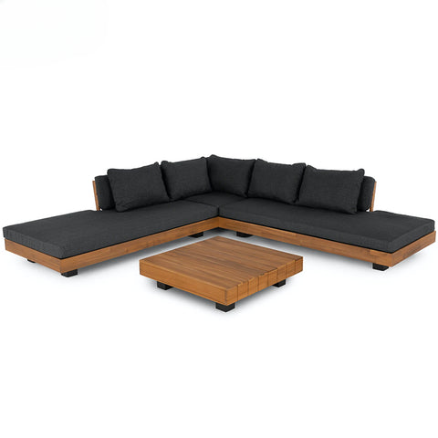 High-end teak  garden sofa garden