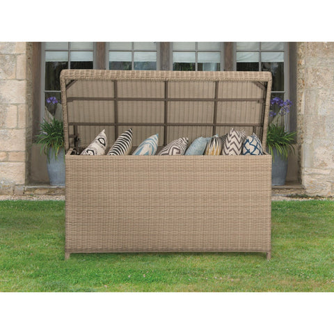 Sandstone Rattan Standard Cushion Box with Linergarden