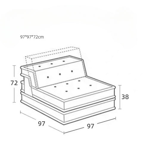 Rochburg color multi-combination sofa