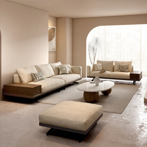 High-end Italian minimalist fabric sofa