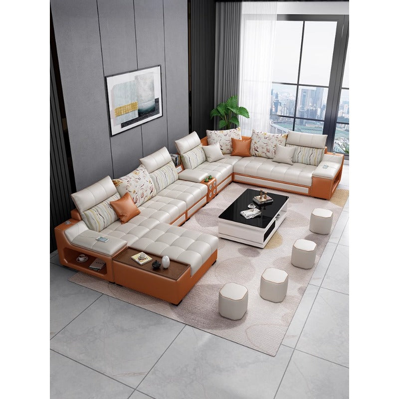 Modern minimalist multifunctional combination sofa