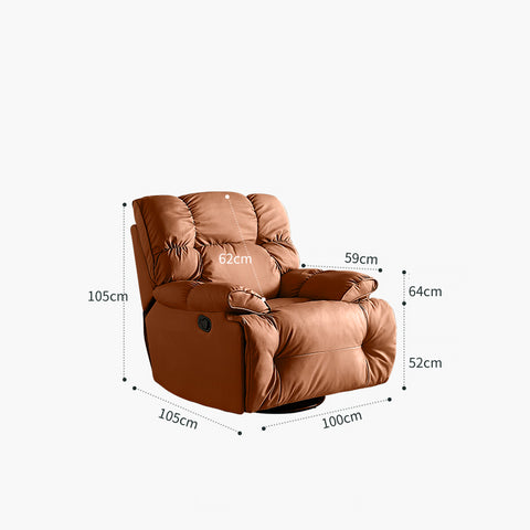 Single lazy living room modern electric function recliner sofa