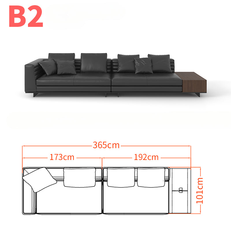 High-end Italian minimalist sofa