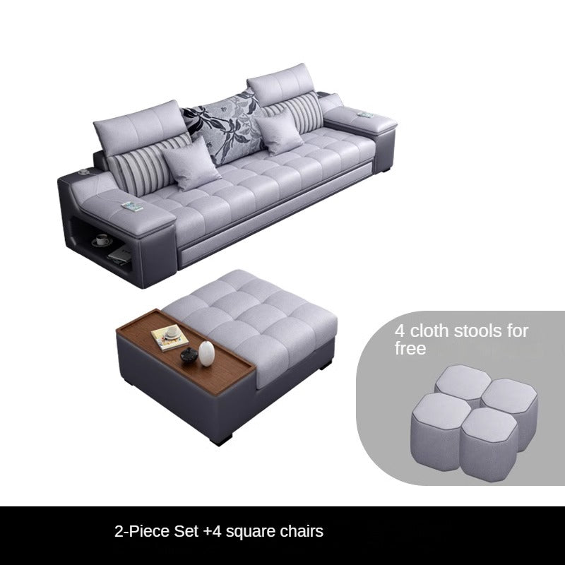 Modern minimalist multifunctional combination sofa