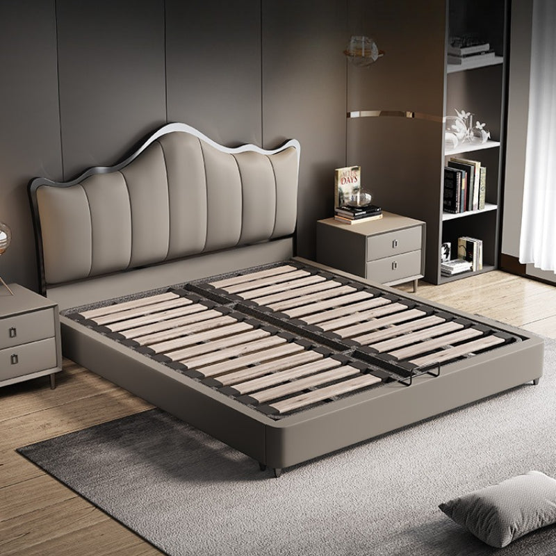 High-end leather bed