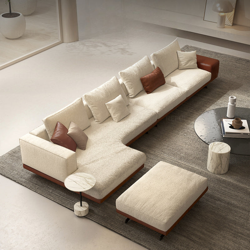 High-end Italian minimalist fabric sofa