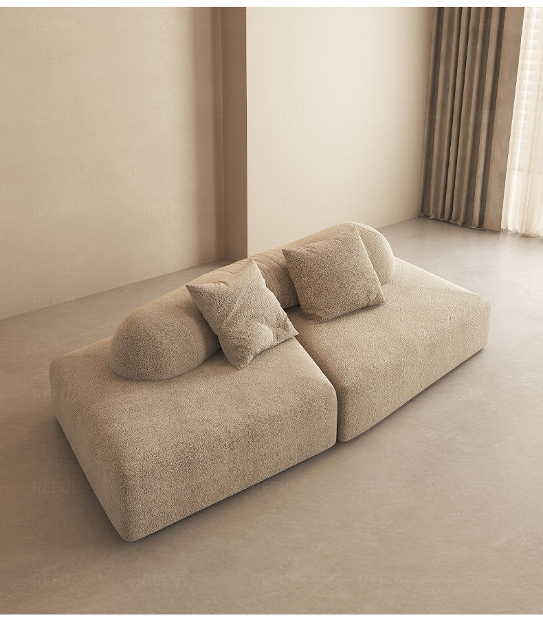 Italian modular fabric sofa