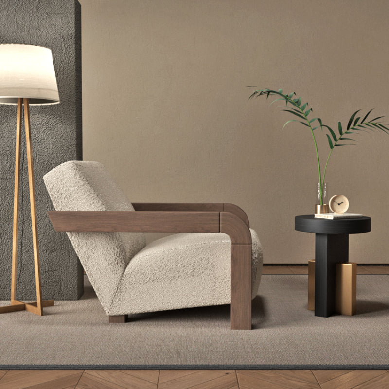 Modern minimalist solid wood sofa