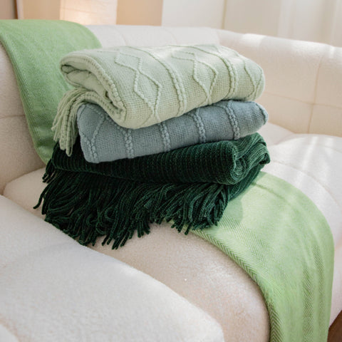 Leisure sofa solid color blanket blanket