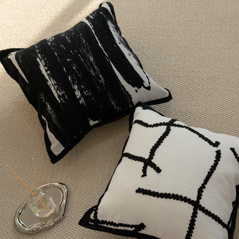 French high-end soft cushion square pillow