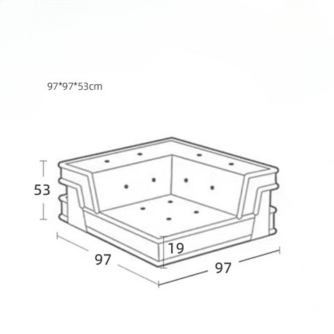 Rochburg color multi-combination sofa