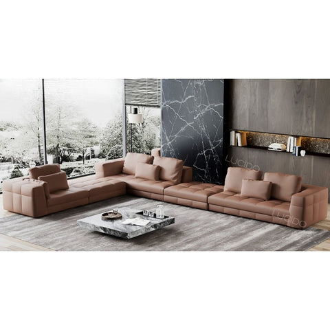 Italian suit leather sofa